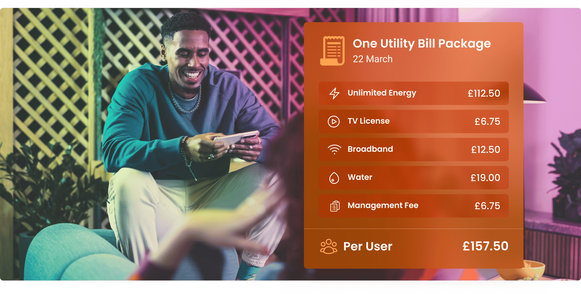 Here’s a breakdown of an example One Utility Bill Package_