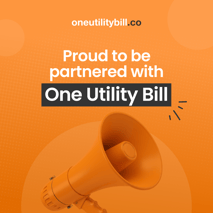 Partnered with graphic - OneUtilityBill-WithLogo
