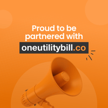 Partnered with graphic - OneUtilityBill-WithoutLogo