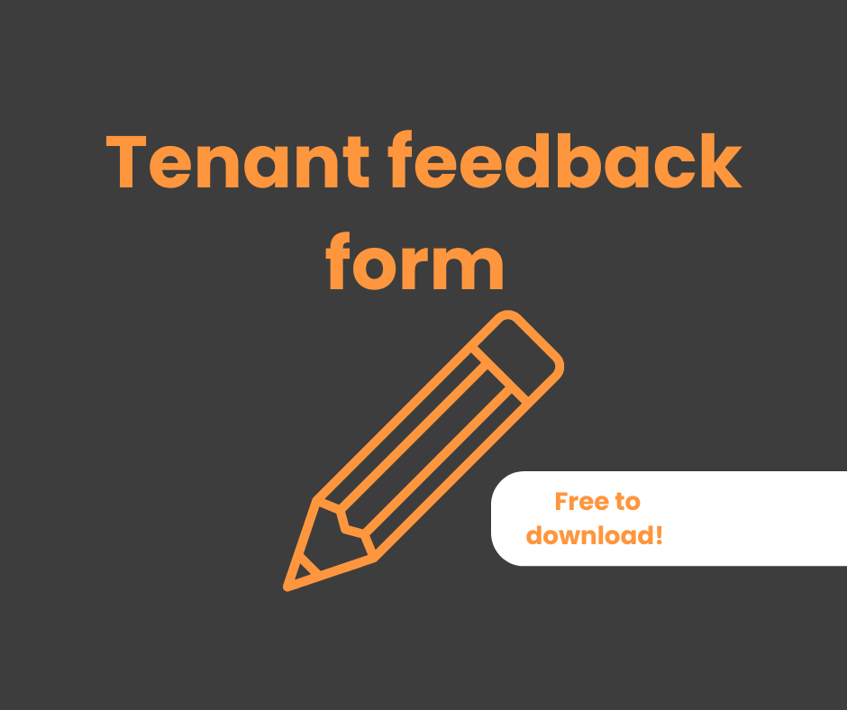 Tenant feedback form