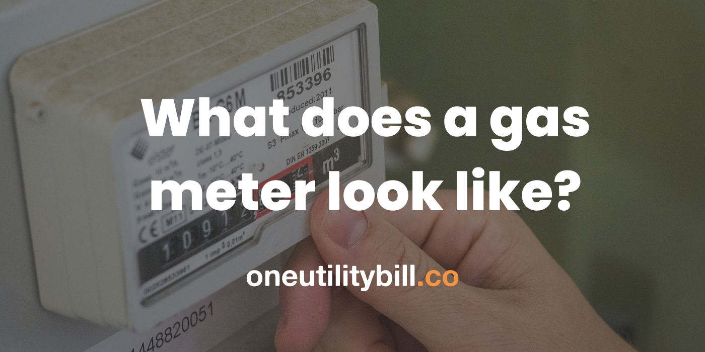 What does a gas meter look like?