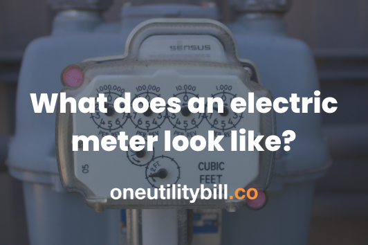 What does an electricity meter look like?