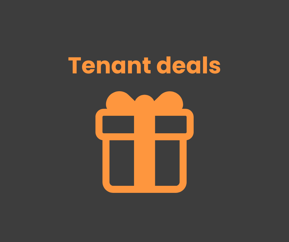 Fantastic deals for your tenants